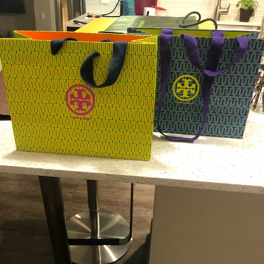 Tory Burch shopping bags